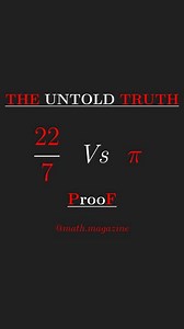 1.5K views · 23 reactions | Follow @math.magazine  for more !! 22/7 exceeds pi see the proof here... @math.magazine @math.magazine.jr @math.magazine #math #mathematics #mathexam #mathmemes #mathstudent #mathtutor #physics #physicsmemes #science #stem #engineering #calculus #tbt #geometry #algebra #trigonometry #mathsolve #memes #mathfunny #mathriddle #university #study #college #highschool #reels #math_mag #art | Math-Magazine | Facebook