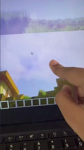 Never play minecraft java edition on a touch screen