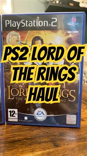 PS2 Lord of the Rings #gaming #videogame #ps2 #lordoftherings #retrogaming #gamer #videogames