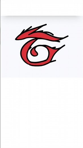 How to Draw Free Fire Garena Logo | FF Drawing | Free fire
