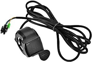 Thumb Throttle Speed Control, Sensitive Scooter Thumb Throttle with LCD Battery Voltage Display 12V to 99V