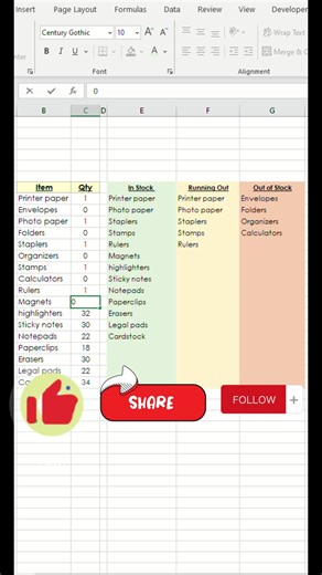78K views · 655 reactions | How to use the Filter function in Excel to manage your inventory effectively. #Excel #exceltips | Excel Basics | Facebook