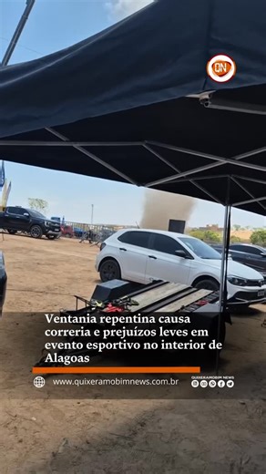 QUIXERAMOBIM NEWS on Instagram: "Redemoinho gigante surpreende evento de motocross e causa danos em estrutura no interior de Alagoas Um redemoinho de grandes proporções surpreendeu participantes e organizadores durante um evento de motocross realizado no município de Dois Riachos, no interior de Alagoas, neste sábado (31). O fenômeno foi registrado em vídeo por um morador e rapidamente chamou atenção nas redes sociais. De acordo com relatos, a ventania surgiu de forma repentina enquanto ocorriam