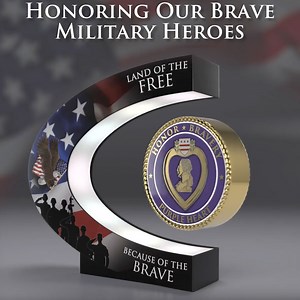 Salute our military heroes past and present with this innovative tribute sculpture. Shop Now! https://bit.ly/3rRLrQ4 | The Bradford Exchange