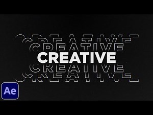Stacked Typography Animation in After Effects 2021 | Kinetic Typography Tutorial
