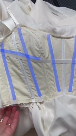 Built a BRA in my WEDDING DRESS