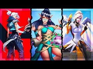 Valorant vs Overwatch vs Paladins - FULL Abilities Side By Side Comparison! PC ULTRA
