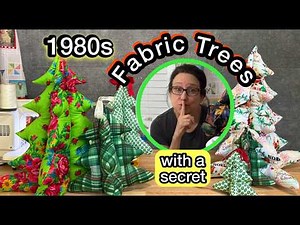 🎄 Make Nostalgic Fabric Trees With CHANGEABLE Jackets