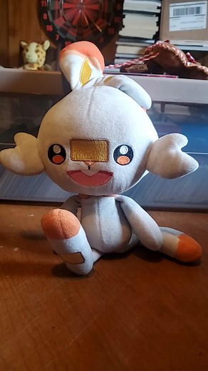 Obra de arte: Scorbunny en formato plush