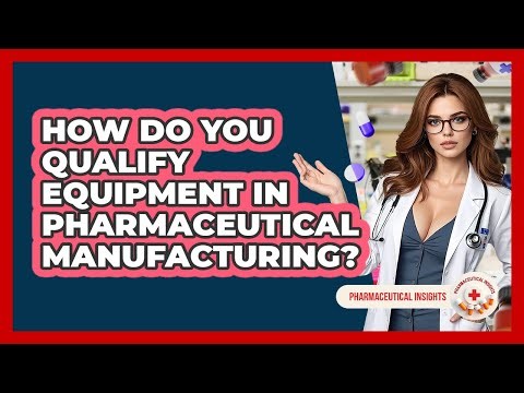 How Do You Qualify Equipment In Pharmaceutical Manufacturing? - Pharmaceutical Insights
