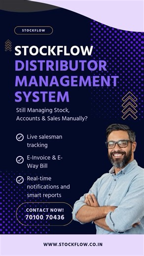 Stockflow | Stockflow’s Distributor Management System 🚀 Still managing stock, accounts, and sales manually? Manual processes don’t just waste... | Instagram