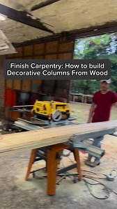 4.3K views · 16 reactions | Finish Carpentry: how to make decorative columns from wood part 8. Hardwood or soft wood? #shorts, #remodel, #fyp | The Home Building and Remodeling Show | Facebook