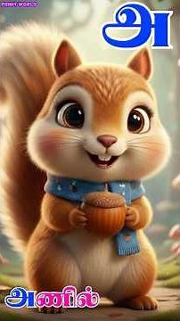 Tamil Alphabets for Kids | Easy Letter Learning #KidsEducation #LearnTamil