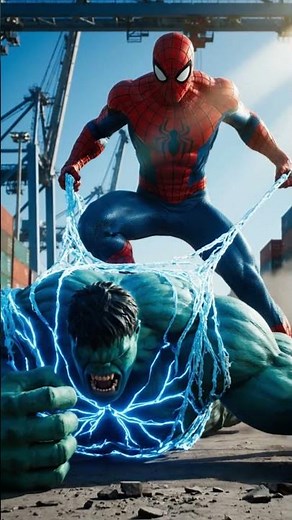 SPIDER-MAN VS HULK: EPIC SHOWDOWN BEFORE THE BATTLE BEGINS! #spiderman #hulk #marvel