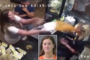 Raging customer throws RED HOT soup in Mexican restaurant manager's face because the plastic lid had melted
