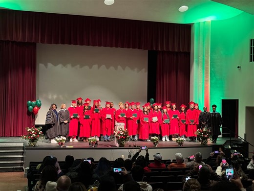 Highland Park High School students celebrated at mid-year graduation ceremony