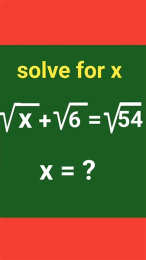 A nice square root problem