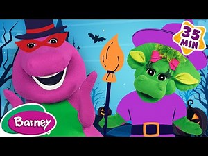 Halloween Costume Party | Spooky Season Is Here | Barney the dinosaur | 9 Story Kids