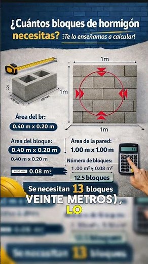 Guía Rápida: Cálculo de Bloques de Hormigón.
