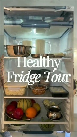 Healthy Fridge Tour.#shorts #healthy #healthyfood #fridgetour #fridge