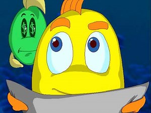 Freddi Fish and The Case of The Missing Kelp Seeds Intro and First Clue Bottle
