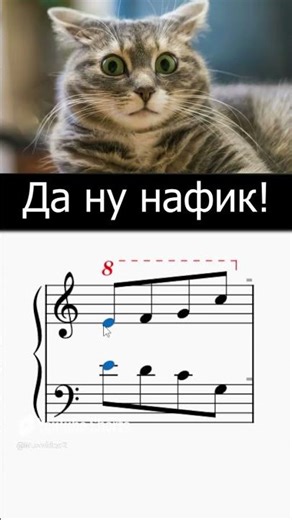 How to play the eighth note? #piano #piano #notes #training #musicvideo2 #cats