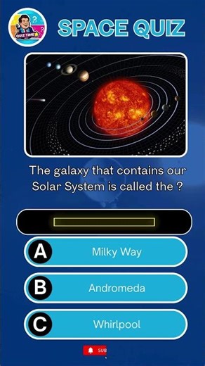 Fun Space Quiz Questions For Learning 🚀#spacequiz #learningshorts #shorts