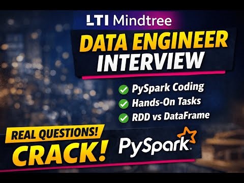LTIMindtree Data Engineer Interview Questions | Real PySpark Hands-On Experience