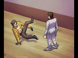 cat breakdancing but its majima