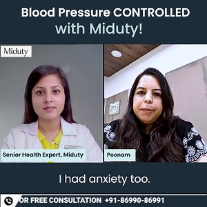 4.6K views · 148 reactions | “Magnesium Relax is a perfect 10/10 for me – I give it a solid 5 stars!  After taking it, I sleep like a baby,” Says Poonam, who successfully controlled her high blood pressure problem and anxiety issues with Magnesium Relax. In fact, she tried three different BP tablets, but none of them helped. It was only after taking Magnesium Relax that she was able to solve her health issues.  Watch the full video  | Miduty | Facebook