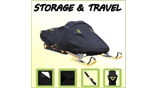 Strong all weather trailerable snowmachine black canvas