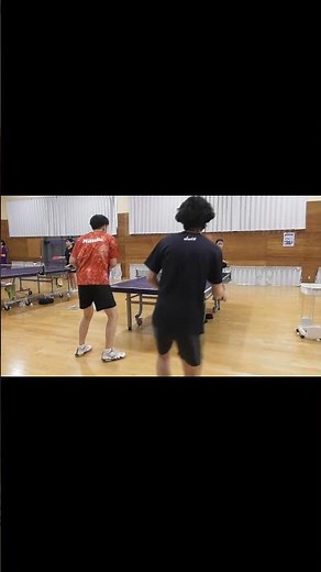 試合前のダブルス基本練習 #志學館大学 #鹿児島 #tabletennis #卓球