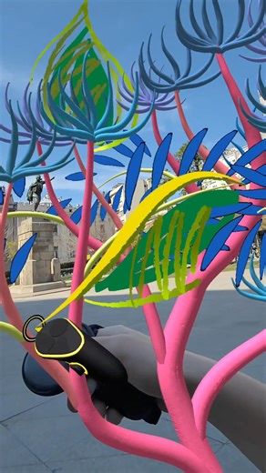 So many people waved at me this time…....#openbrush #vrart #vr #ar #mixedreality
