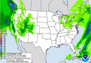 Over the next 7 days several waves of energy are set to create atmospheric river conditions in the West. This Quantitative Precipitation Forecast is showing heavy rain down the coast and heavy snow for inland mountains. | Western Wyoming Weather