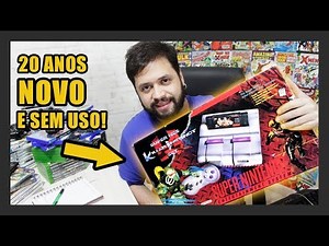 Super Nintendo de 20 anos NOVO / SEM USO