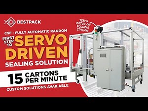 Carton Sealer - CSF - Fully Automatic Servo Driven - BestPack Packaging Systems