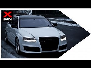 AUDI RS6 Exhaust Sound (4.2 V8 Conversion) with Supersport Exhaust Sound & Fly by