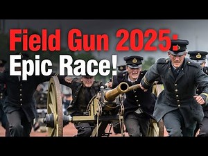 Epic Royal Navy Field Gun Competition - Intense Runs, Teamwork & History Revealed!