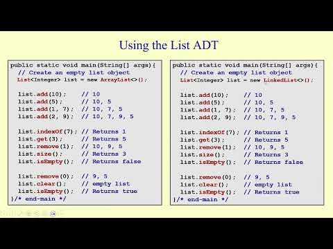 Java List Containers: ArrayList & LinkedList
