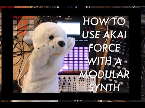 HOW TO USE THE AKAI FORCE WITH A MODULAR SYNTH