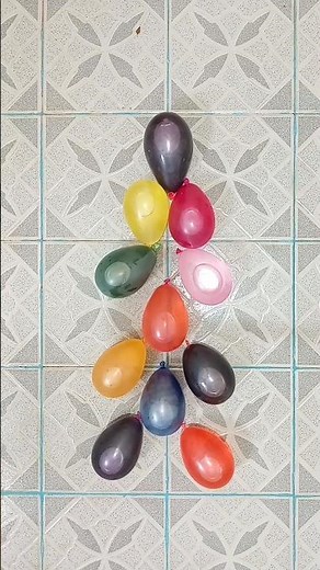 💚❤️ Water colour balloons popping men #shorts