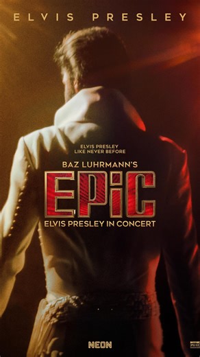 Elvis Presley like never before. This is more than a concert film. This is EPiC: Elvis Presley in Concert, a one-of-a-kind cinematic experience from Academy Award-nominated Baz Luhrmann opening February 27 at Enzian! EPiC features long-lost footage from Presley’s legendary Vegas residency in the 1970s, woven together with rare 16mm footage from Elvis on Tour and treasured 8mm film from the Graceland archive, along with rediscovered recordings of Elvis telling ‘his side of the story’. Tickets for