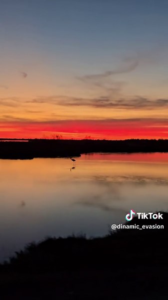 Coucher de soleil magique à Port-Saint-Louis