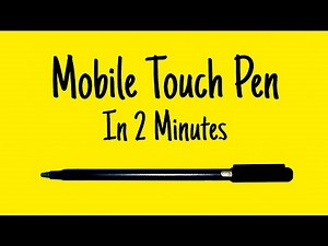 How To Make Your Own Stylus pen / Touch pen | JF Arts & Crafts