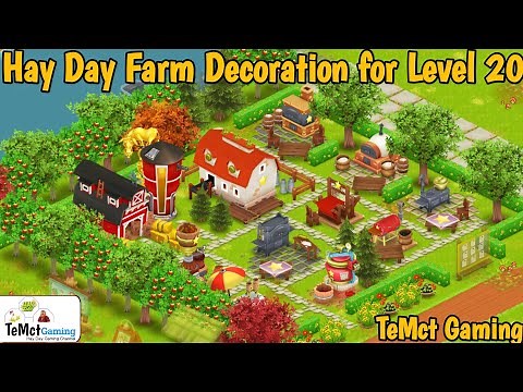 Hay Day Farm Decoration for Beginners Players - Farm Design at Level 20