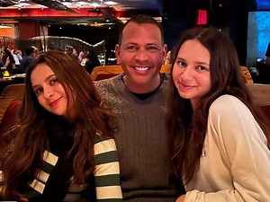 Who are Alex Rodriguez's daughters Natasha and Ella Rodriguez?