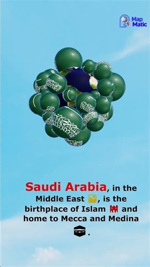 Saudi Arabia Country Ball 🇸🇦 | Flag Animation & Fun Facts | Middle East