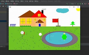 使用Java绘制的一幅图画（含源码）