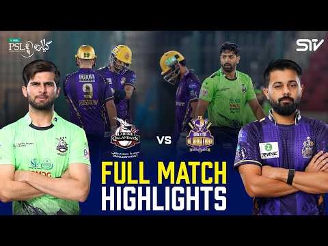 Full Match Highlights | Lahore Qalandars vs Quetta Gladiators | Match 26 | HBL PSL 11 | MZB1J