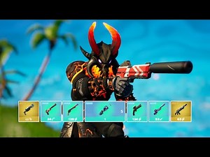 Fortnite Getting All Mythic Weapons and Exotic Weapons In One Game (v17.10)